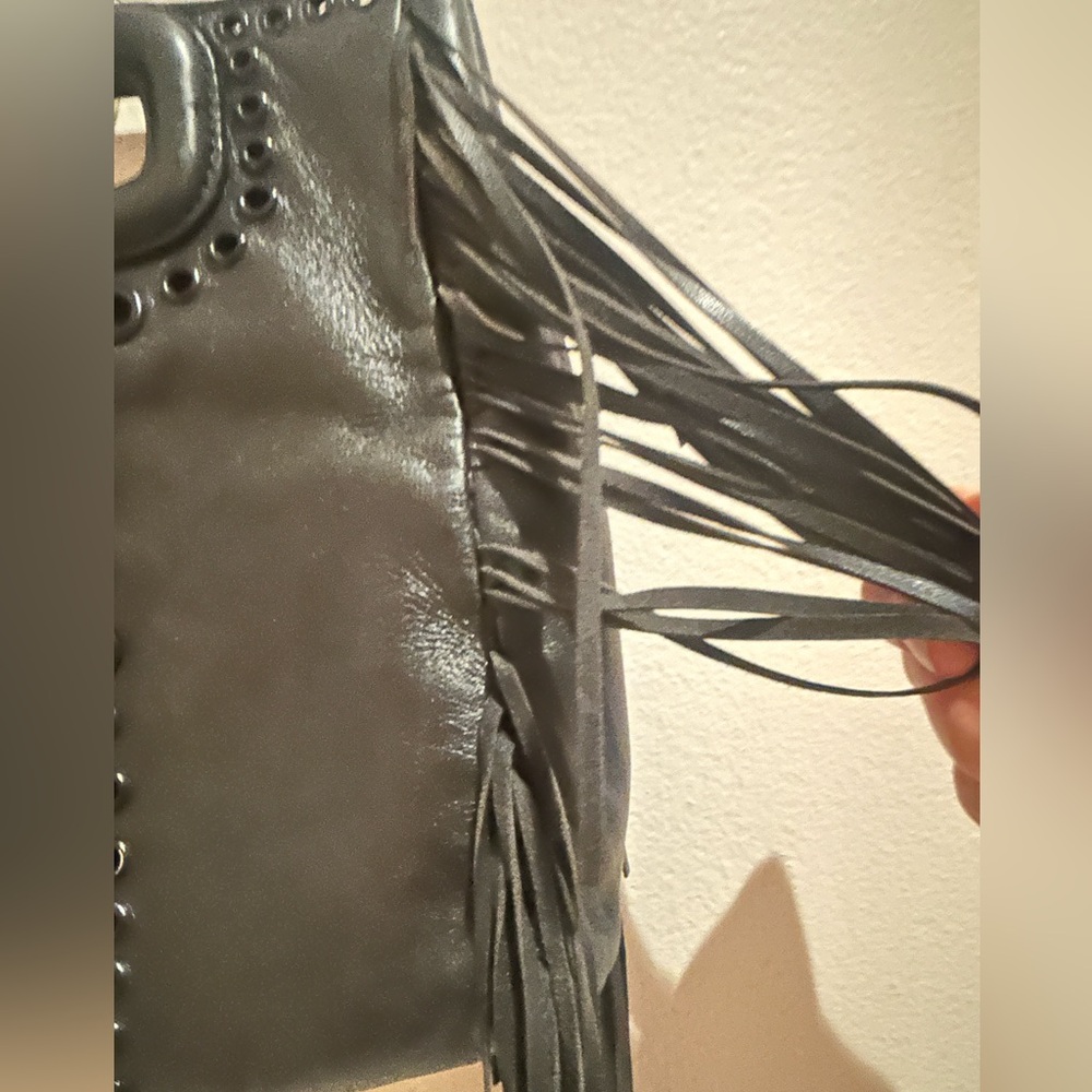 Maje M Bag with metal studs - Picture 5 of 9
